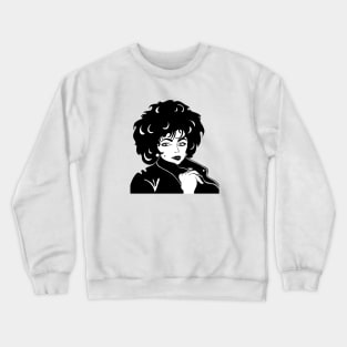 CLASSIC HOLLYWOOD FILM ACTRESS Crewneck Sweatshirt